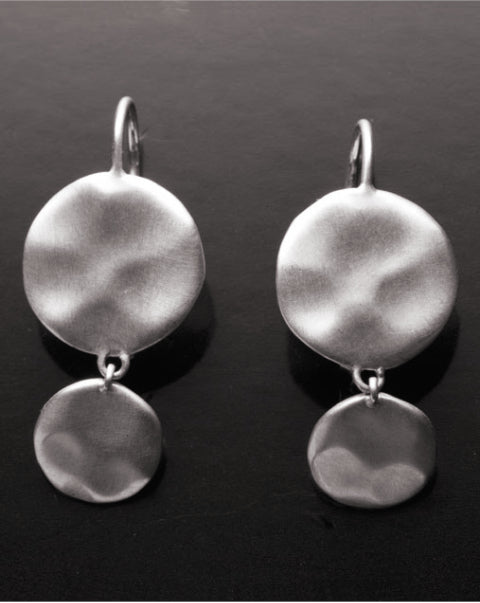 Antica Boucles d'oreilles GM - Or Gris 18 cts